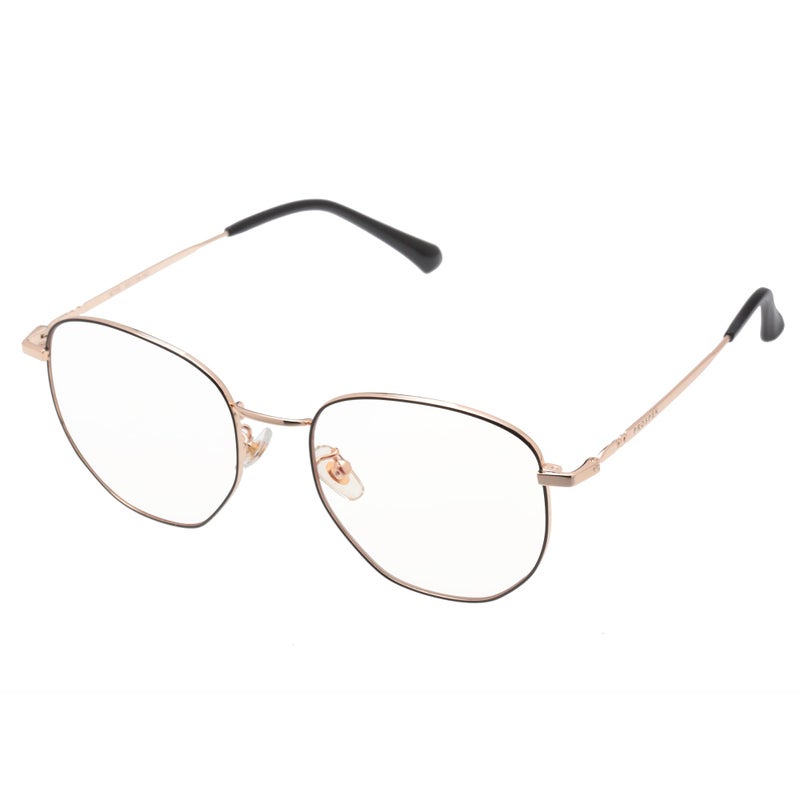 Prospek Blue Light Blocking Glasses for Women Oversized I Lightweight Titanium Frame for Computer with Antiglare to Reduce Eyestrain I AURA